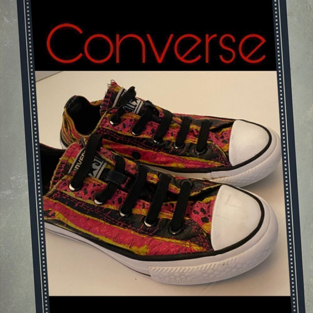 Converse All Star Girl's Animal Glitter Sneakers 12.5